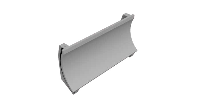 プレキャスト波返工 R1500 正面