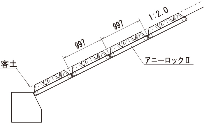 アニーロックⅡ基本 横視点