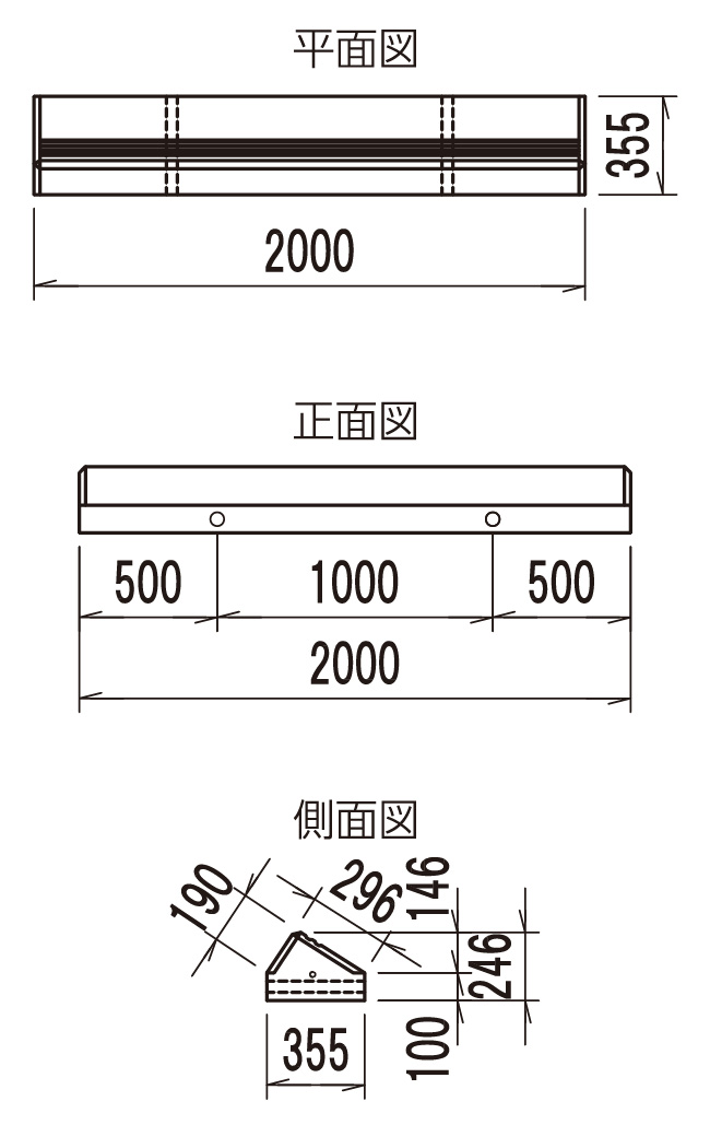 ステアブロックI型の図面