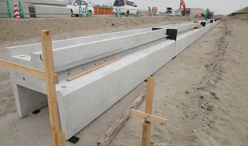 クレーバベース 高潮堤防用