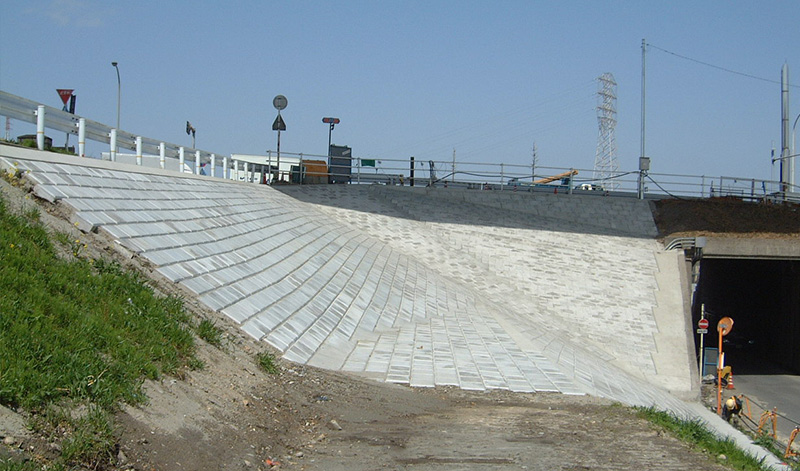 法覆工 平型ブロック